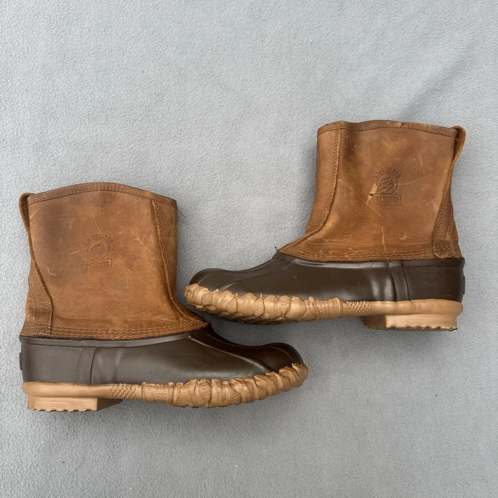 Lacrosse Trekker Duck Boots‎ Mens 6 Womens 7.5 Steel Shank Waterproof